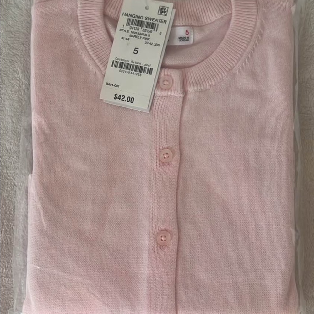 Epic Threads Pink Knit Cardigan